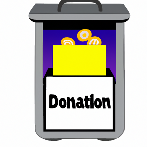 תמונה של קופסת תרומות, המסמלת תרומות אישיות.
